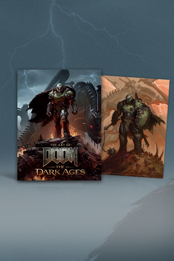 L'arte di DOOM: The Dark Ages con copertina rigida (edizione esclusiva Bethesda Gear)