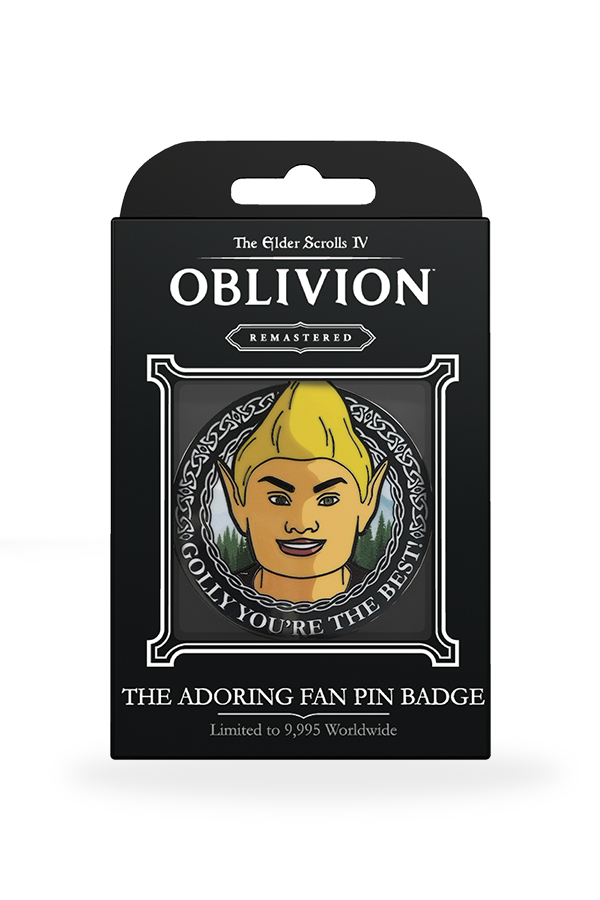 The Elder Scrolls IV: Oblivion Adoring Fan Pin Badge