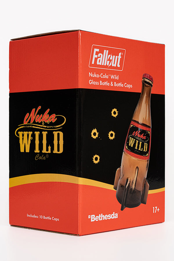 Fallout Nuka Cola Wild Glasflasche und Kappe
