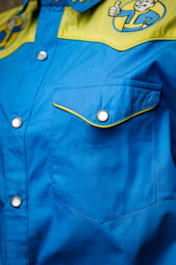 Fallout Vault-Tec Cowboy Button-Up Shirt