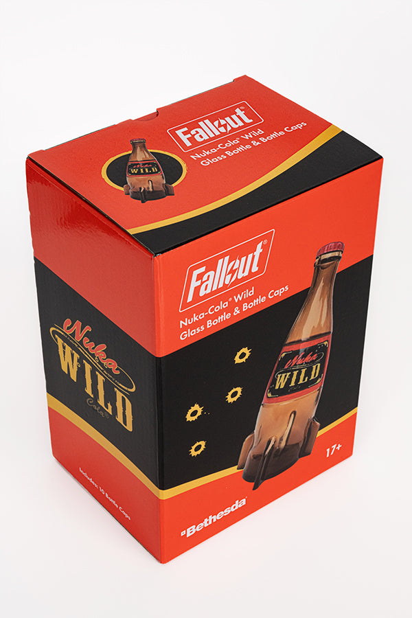 Fallout Nuka Cola Wild Glasflasche und Kappe