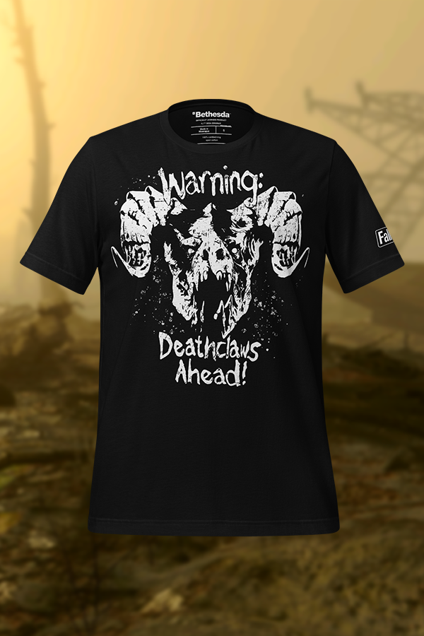 bethesda international gear Fallout Warning: Deathclaws Ahead Tee