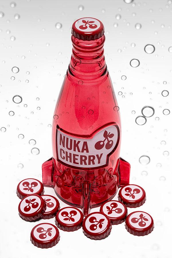 Bottiglia di vetro e tappo di Fallout Nuka Cherry