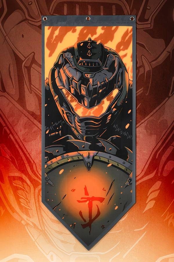 DOOM: The Dark Ages Wall Banner – Bethesda International Gear Store