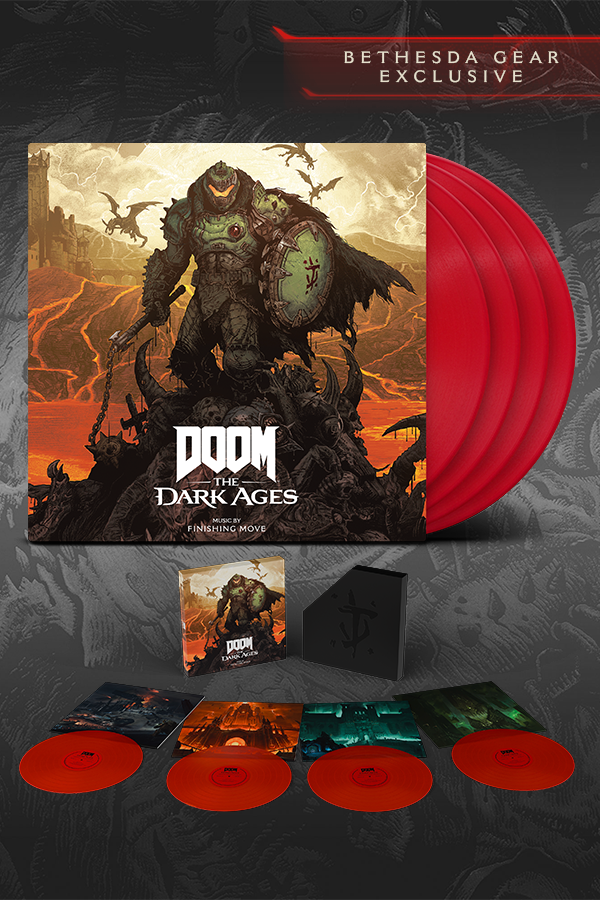 DOOM: The Dark Ages Original Soundtrack 4LP (Bethesda Gear Exclusive) – Bethesda International Gear Store
