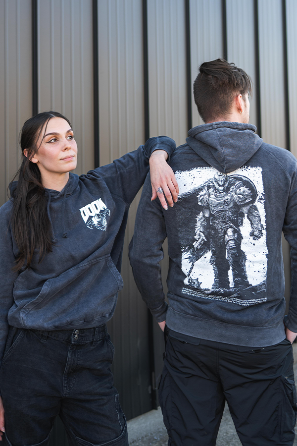 bethesda international gear DOOM: The Dark Ages Slayer's Path Hoodie