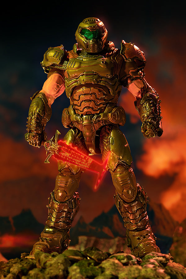 DOOM Eternal Doom Slayer Figure Bethesda International Gear Store