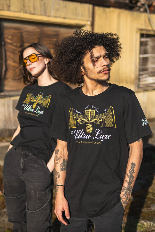 bethesda international gear Fallout New Vegas Ultra-Luxe Casino Tee