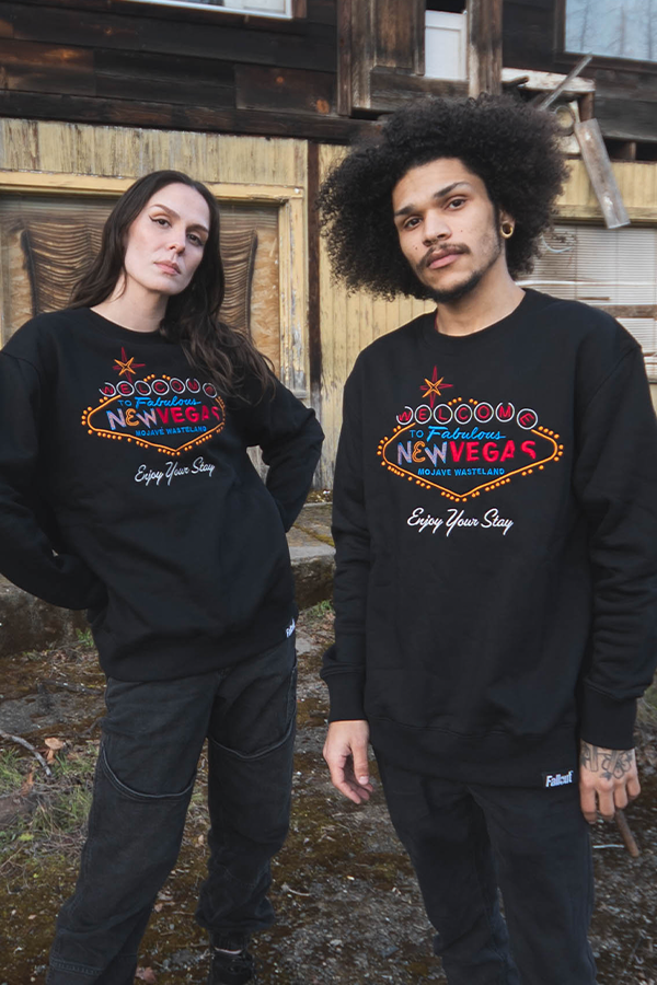 Fabulosa sudadera con cuello redondo de Fallout New Vegas