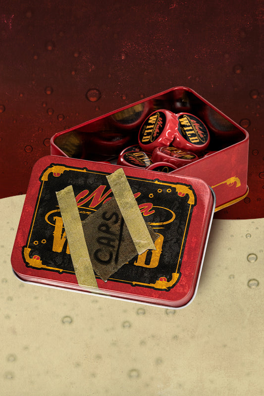 Fallout Bottle Cap Series Nuka Cola Wild con lata coleccionable