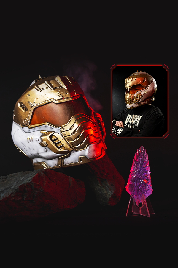 DOOM: The Dark Ages Wearable Helmet Replica (Divinity) – Bethesda