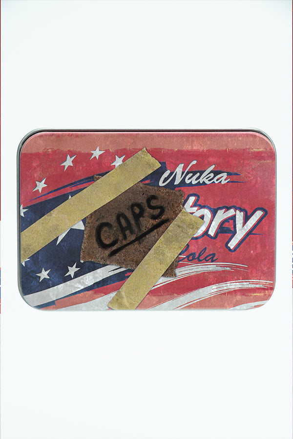 Serie de tapones de botella Fallout: Nuka Cola Victory con lata coleccionable