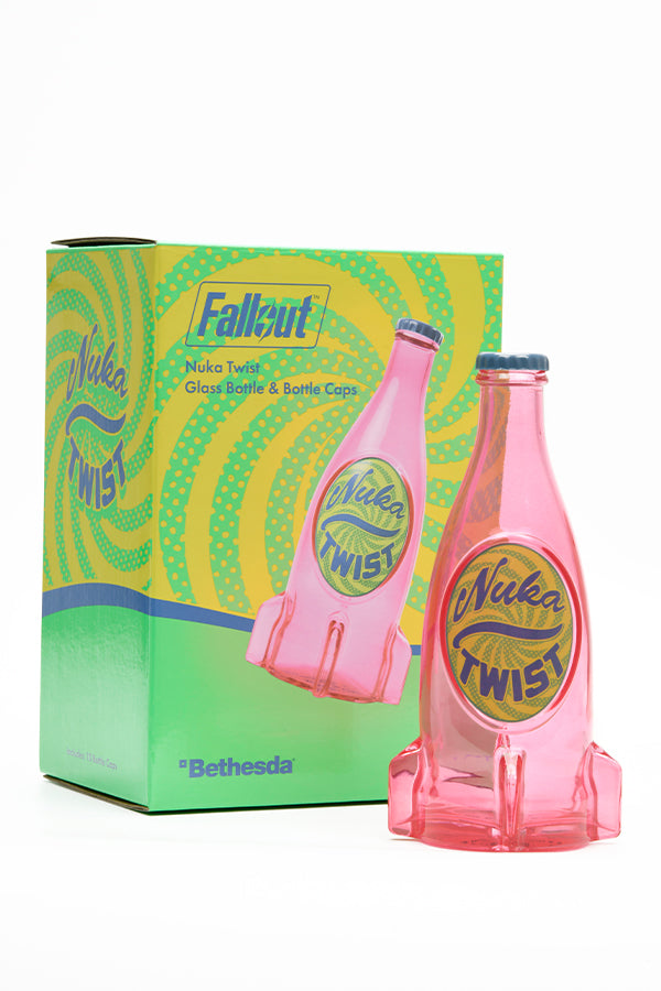Bottiglia di vetro e tappi di Fallout Nuka Twist