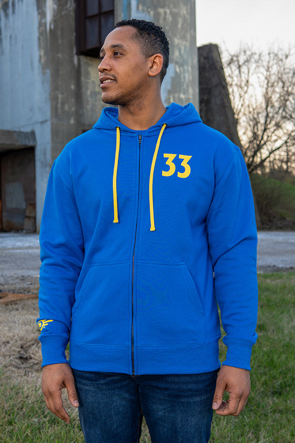 Fallout Vault 33 Zip-Up Hoodie