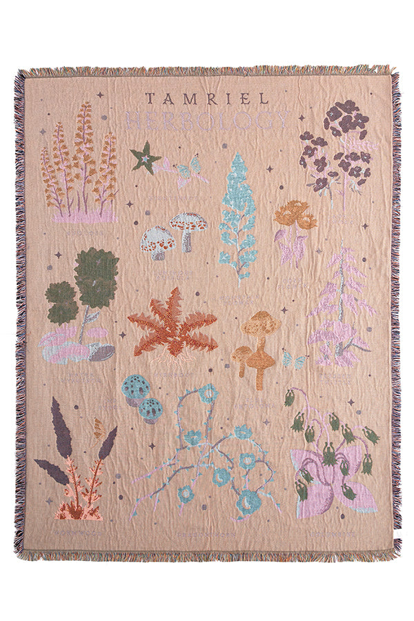 The Elder Scrolls Online Herbology Oversized Throw Blanket