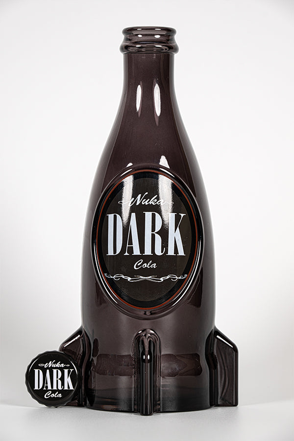 Fallout Nuka-Cola Dark Glasflasche und Verschluss