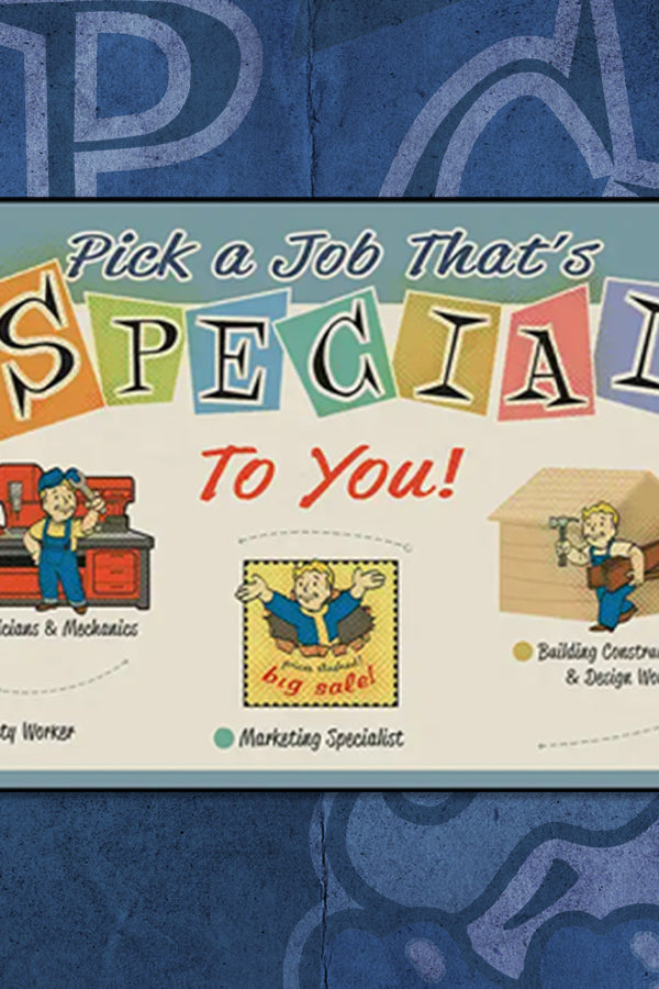 Fallout S.P.E.C.I.A.L. Oversized Mouse Pad