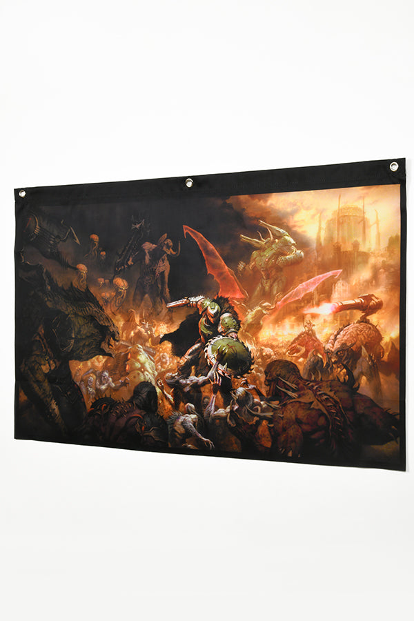 DOOM: El Estandarte de Batalla del Cazador de la Edad Oscura