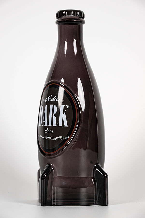 Fallout Nuka-Cola Dark Glasflasche und Verschluss