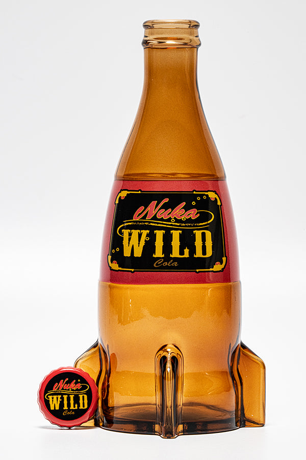 Fallout Nuka Cola Wild Glasflasche und Kappe