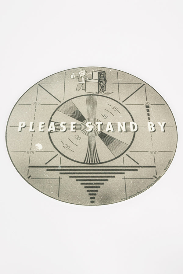 Fallout Please Stand By Record Slip Mat