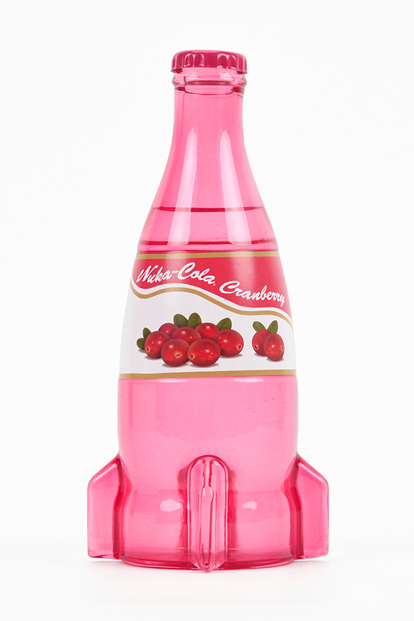 Fallout Nuka-Cola Cranberry Botella de vidrio y tapones