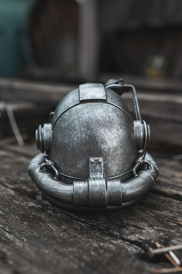 Fallout T-51 Power Armor Helmet Mini Desktop Statue