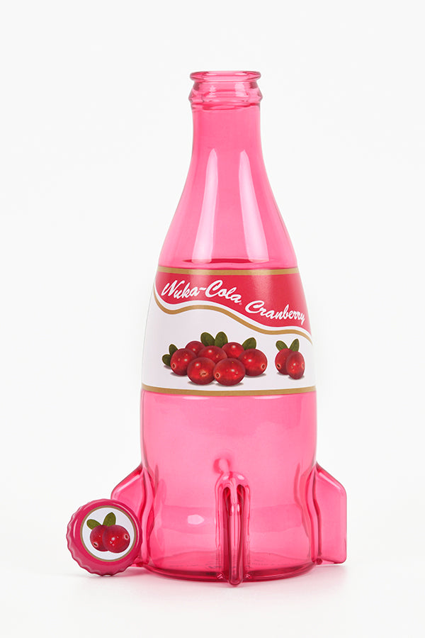 Fallout Nuka-Cola Cranberry Botella de vidrio y tapones