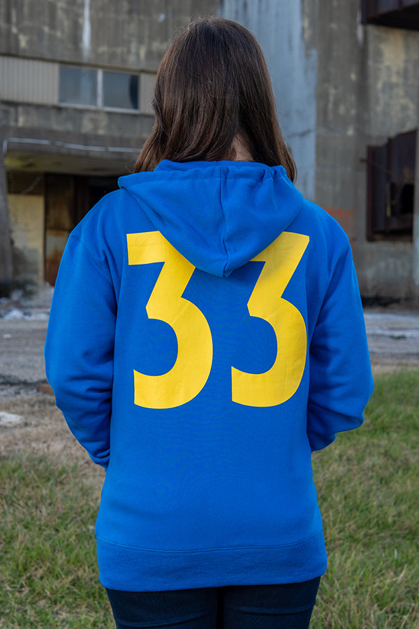 Fallout Vault 33 Zip-Up Hoodie