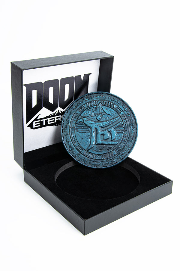 DOOM Eternal Hell Priest Challenge Coin