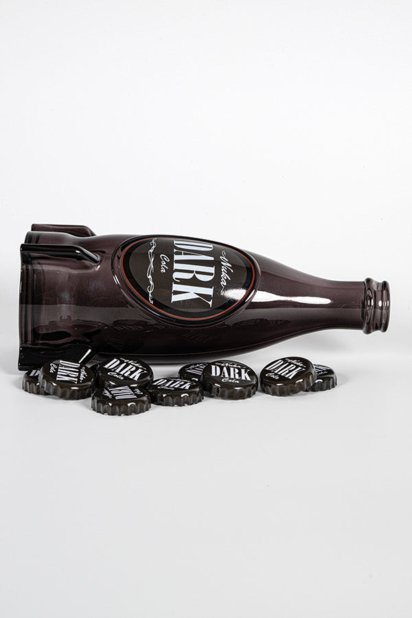 Fallout Nuka-Cola Dark Glasflasche und Verschluss