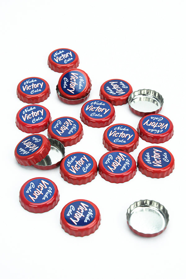 Serie de tapones de botella Fallout: Nuka Cola Victory con lata coleccionable
