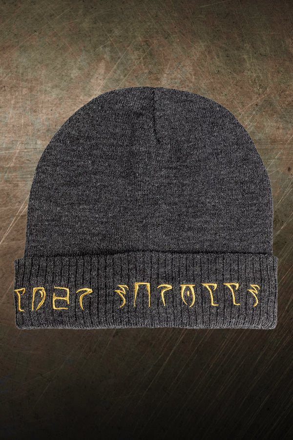 Elder Scrolls Online Daedric Runes Grey Beanie – Bethesda International  Gear Store