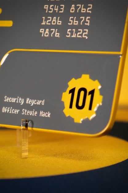 Fallout 3: Vault 101 Limited Edition Security Keycard Replica