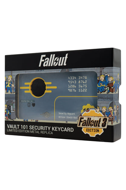 Fallout 3: Vault 101 Limited Edition Security Keycard Replica