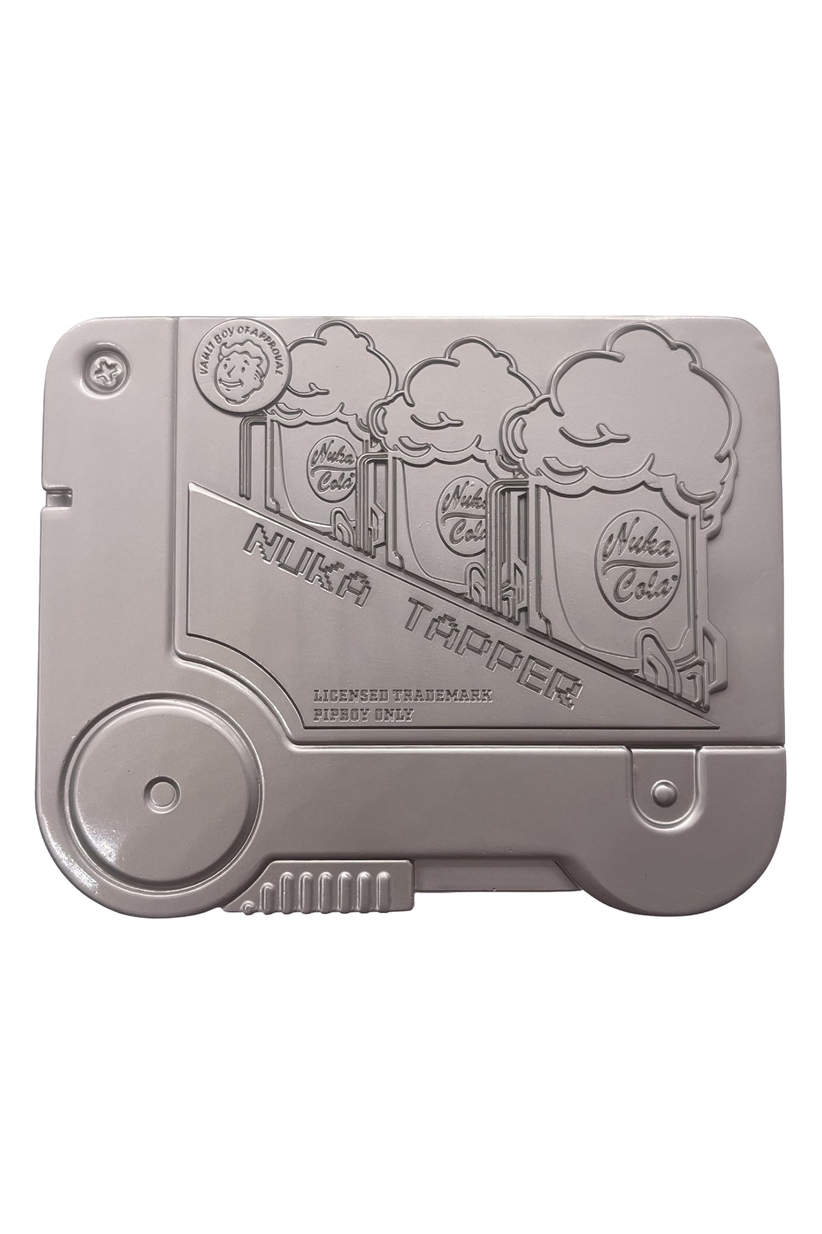 Fallout Nuka Tapper Holotape Replica - Satin Nickel (Bethesda Gear Exclusive)