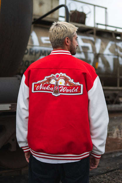 Fallout Nuka-World Geyser Varsity Jacket