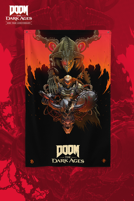 DOOM: The Dark Ages Luke Preece x Billelis Wall Banner