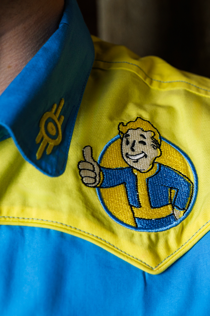 Fallout Vault-Tec Cowboy Button-Up Shirt