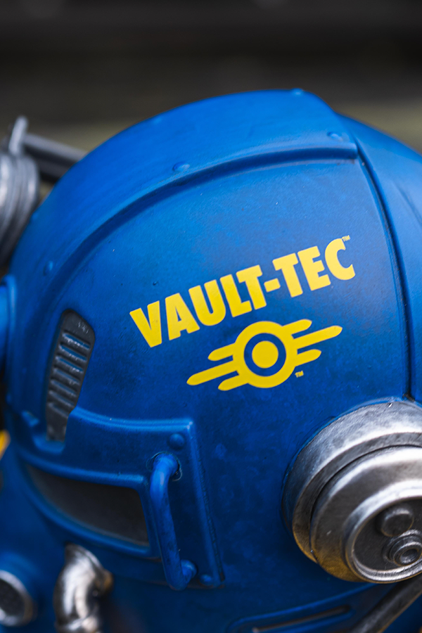 Statua da tavolo Fallout Vault-Tec T-51 Power Armor Helmet Mini