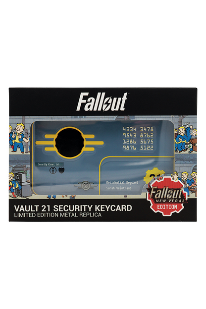 Fallout: New Vegas Vault 21 Security Keycard Replica