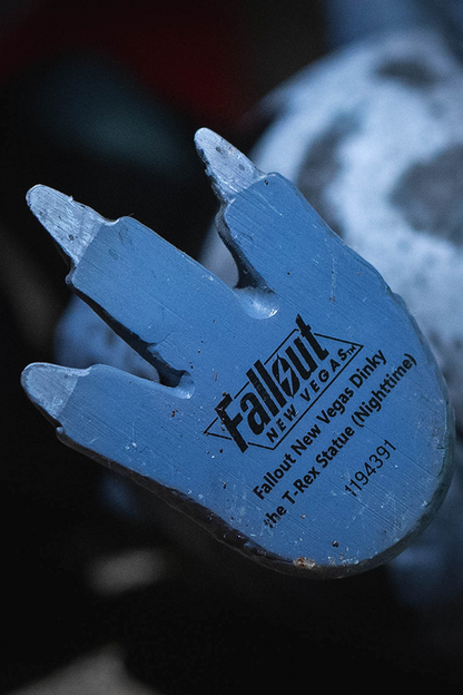 Fallout New Vegas Dinky theT-Rex Statue (Nighttime)