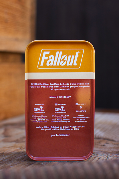 Fallout Nuka Orange Coin Mini Fridge Tin