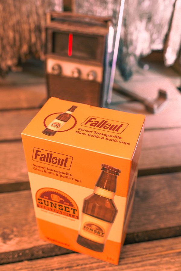 Fallout Sunset Sarsaparilla Bottle & Caps