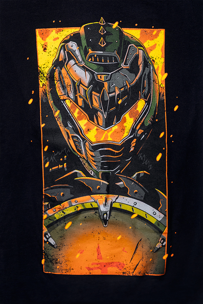 Tee-shirt DOOM The Dark Ages In Flames