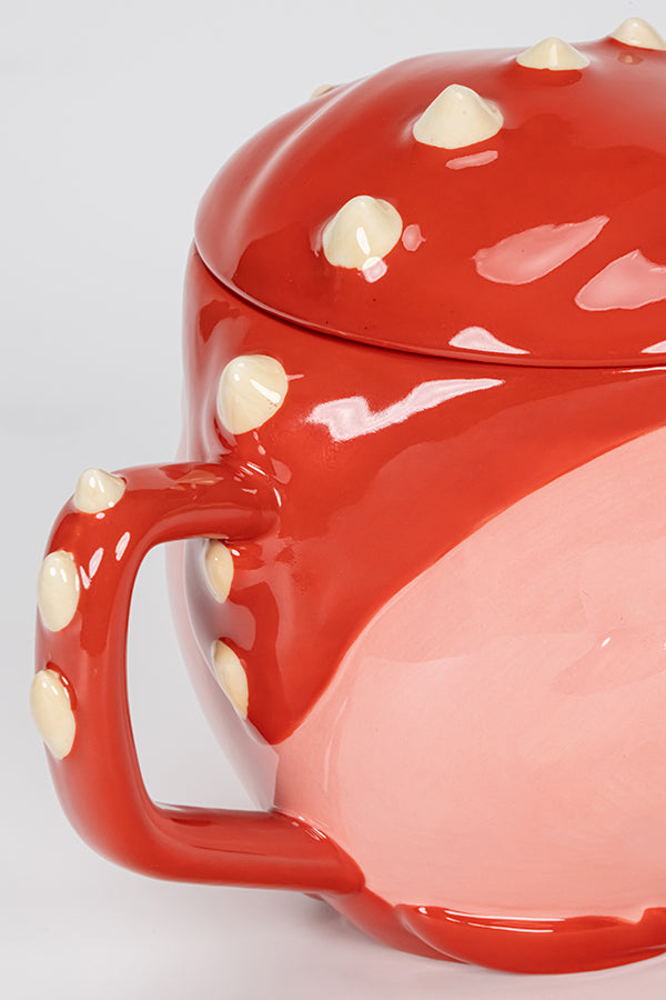 DOOM Cacodemon Ceramic Mug with Lid