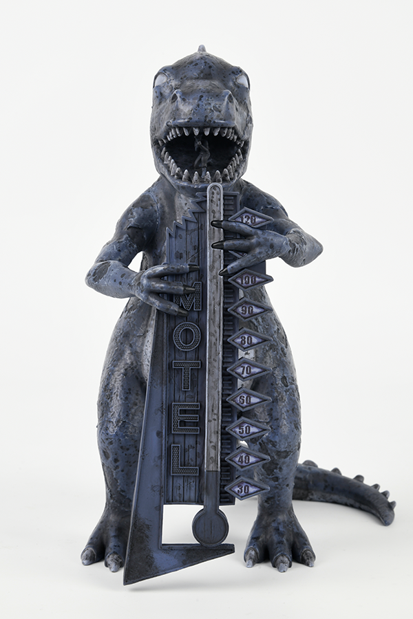 Fallout New Vegas Dinky theT-Rex Statue (Nighttime)