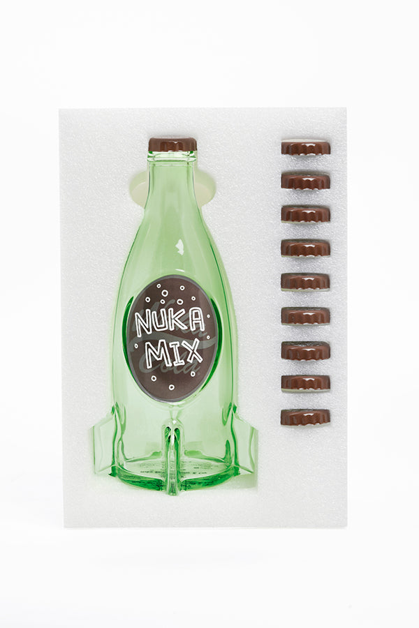 Fallout Nuka Mix Glass Bottle & Caps