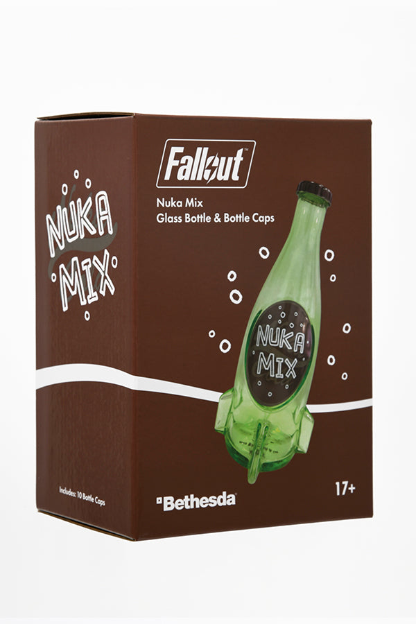 Fallout Nuka Mix Glass Bottle & Caps