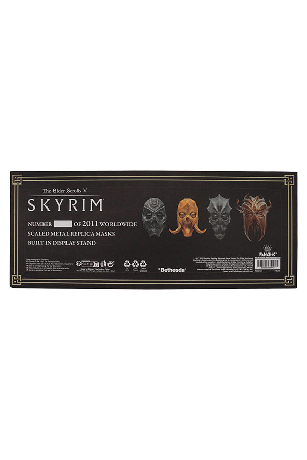 The Elder Scrolls V Skyrim Set of 4 Dragon Priest Masks
